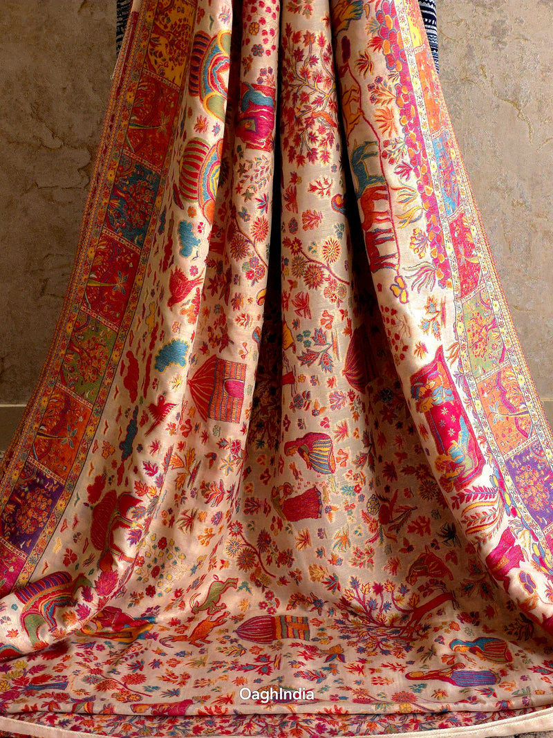 Tree of Life : Authentic Kashmiri Kani Saree