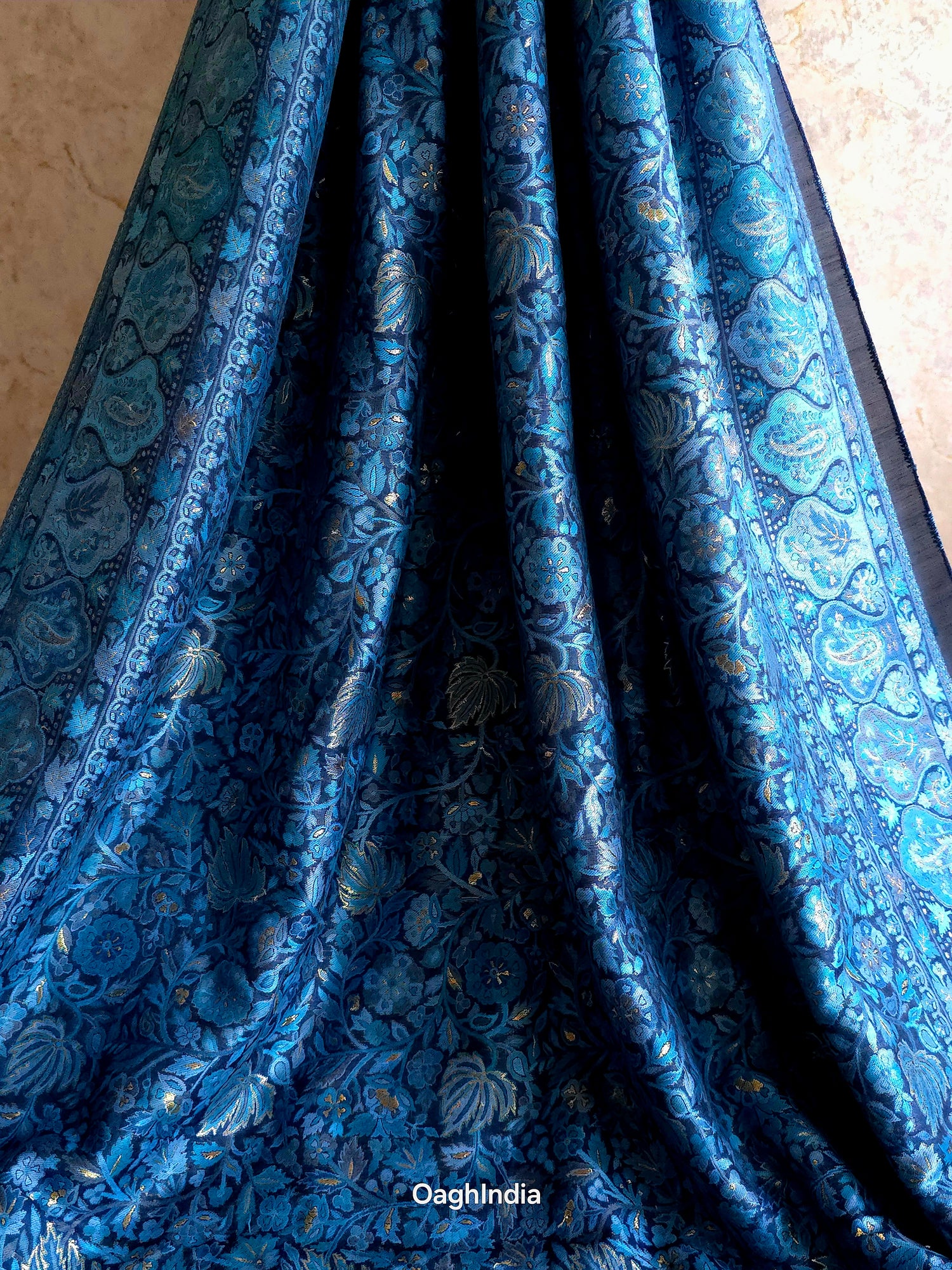 Sunehri : Authentic Kashmiri Jamawar Saree