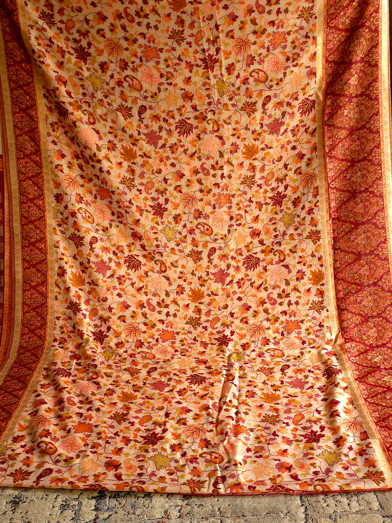 Parisa (Dusk) : Authentic Kashmiri Kani Saree