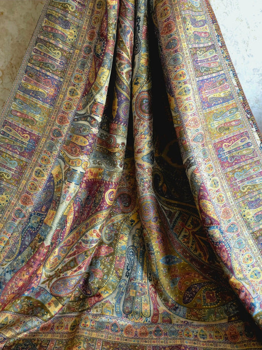 Kong Posh (Pristine): Authentic Kashmiri Saree
