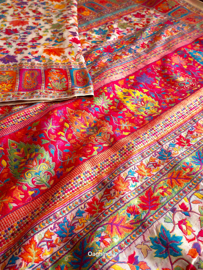 Zooni : Authentic Kashmiri Kani Saree