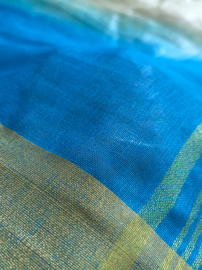 Mriga - Authentic Bhagalpur Linen Saree