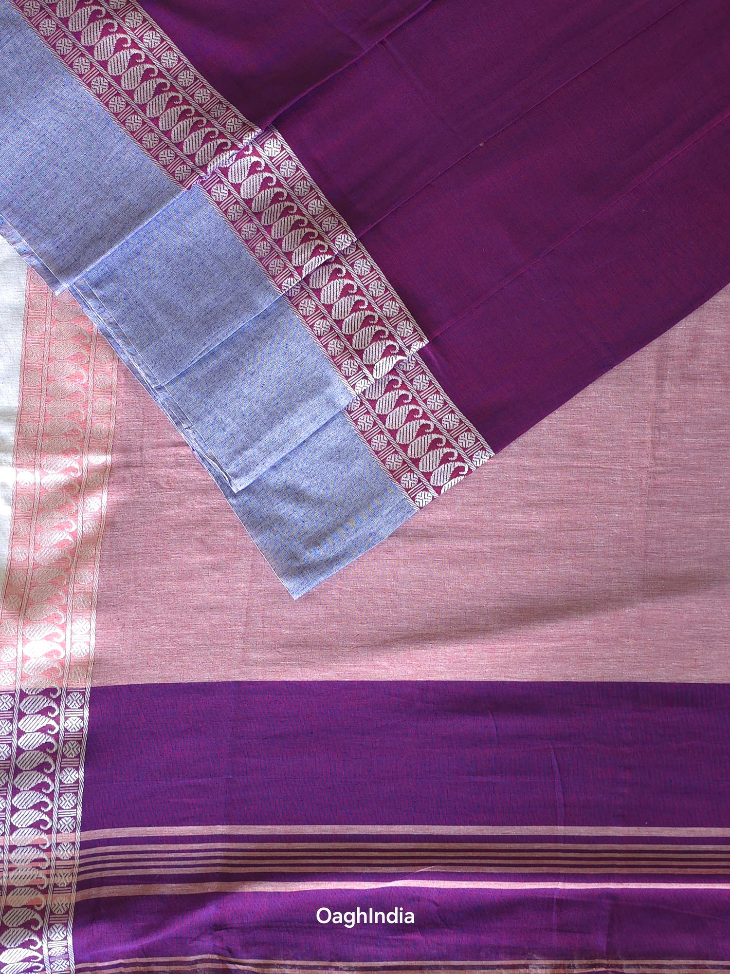 Sunset : Pure Cotton  Handloom Saree