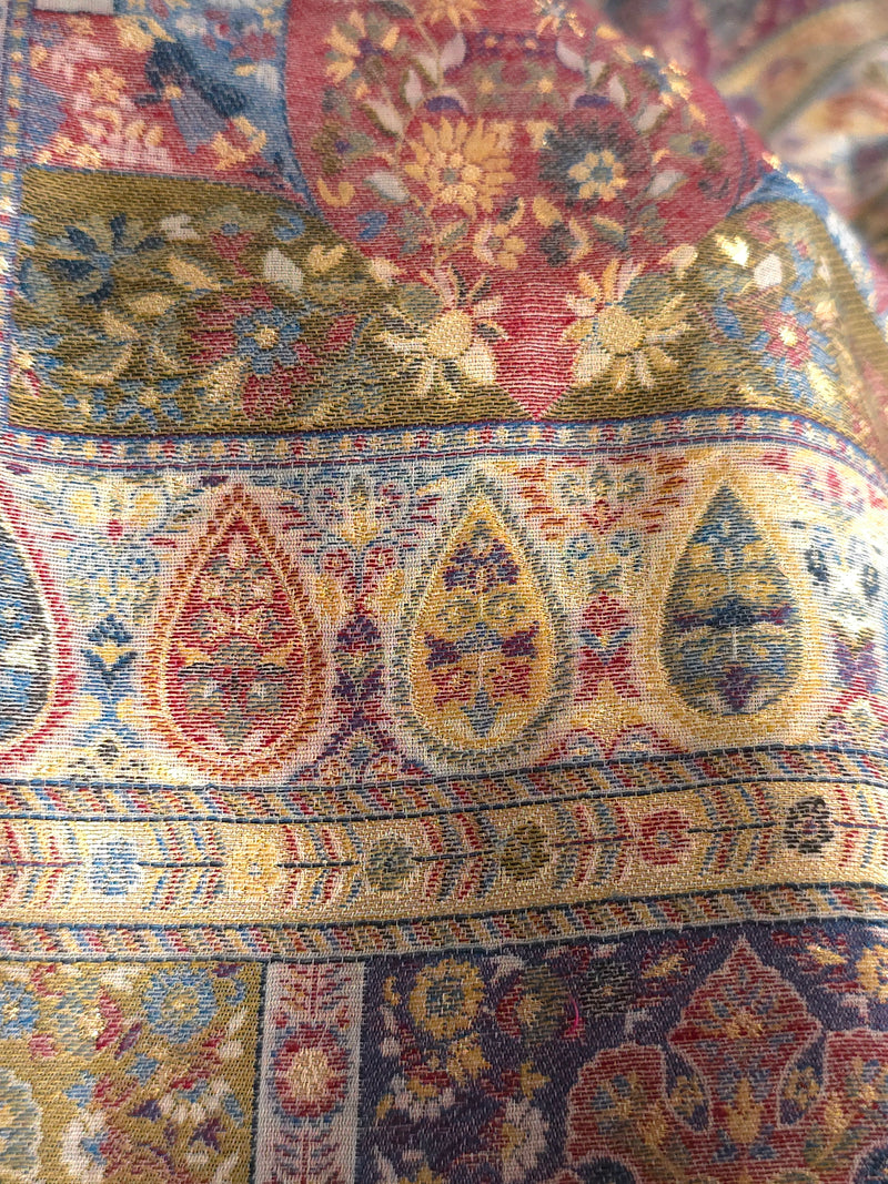 Kong Posh (Pristine): Authentic Kashmiri Saree