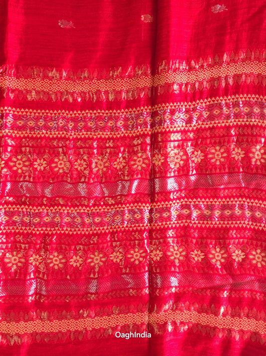 Teekhat : Pure Silk Handloom Saree (Silk Mark)