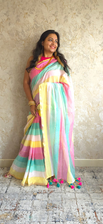 Indreni - Rainbow sarees image