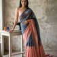 Ombre Evening  | Metallic Ombre Handloom Tissue Saree