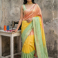 Ombre Dopahar | Metallic Ombre Handloom Tissue Saree