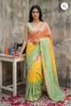Ombre Dopahar | Metallic Ombre Handloom Tissue Saree