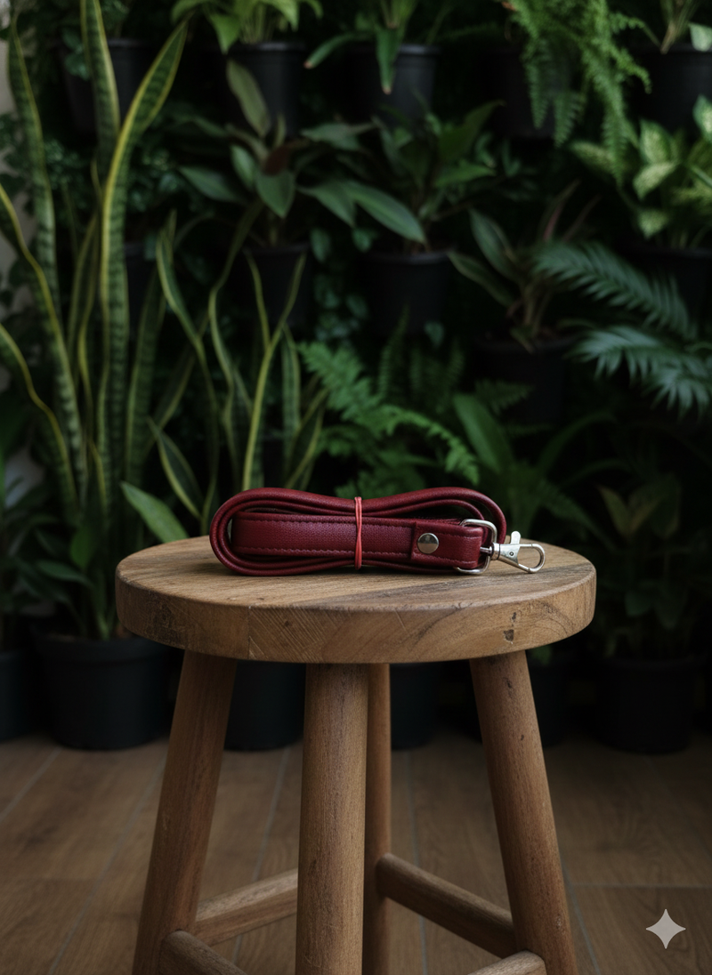 The Phukok Tote - Maroon | Embroidered Velvet Floral Tote