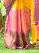 Ombre Sun  | Metallic Ombre Handloom Tissue Saree