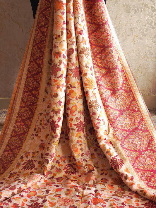 Parisa (Dusk) : Authentic Kashmiri Kani Saree