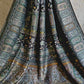 Parijat - Monochrome : Kashmiri Heritage Saree