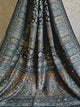 Parijat - Monochrome : Kashmiri Heritage Saree