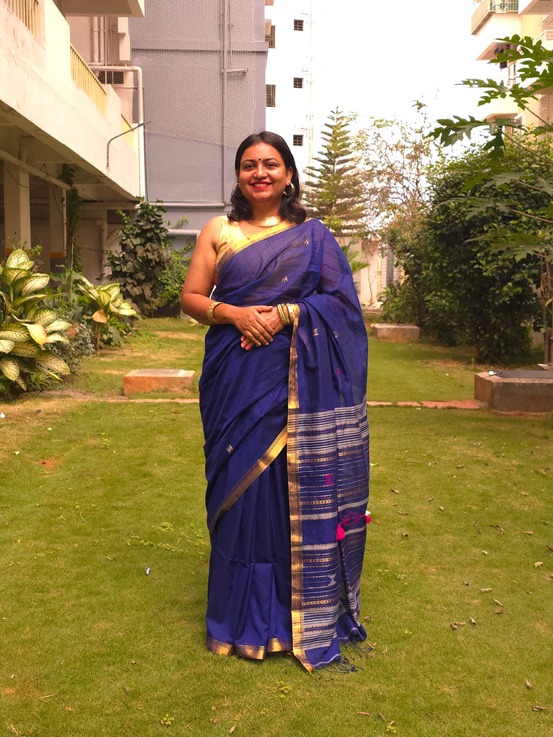 Mishika - Pure Cotton Handloom saree