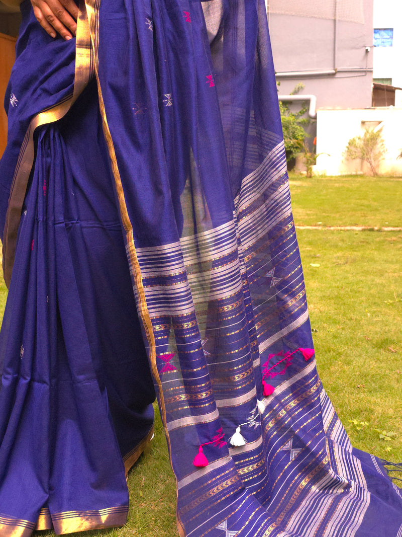 Mishika - Pure Cotton Handloom saree