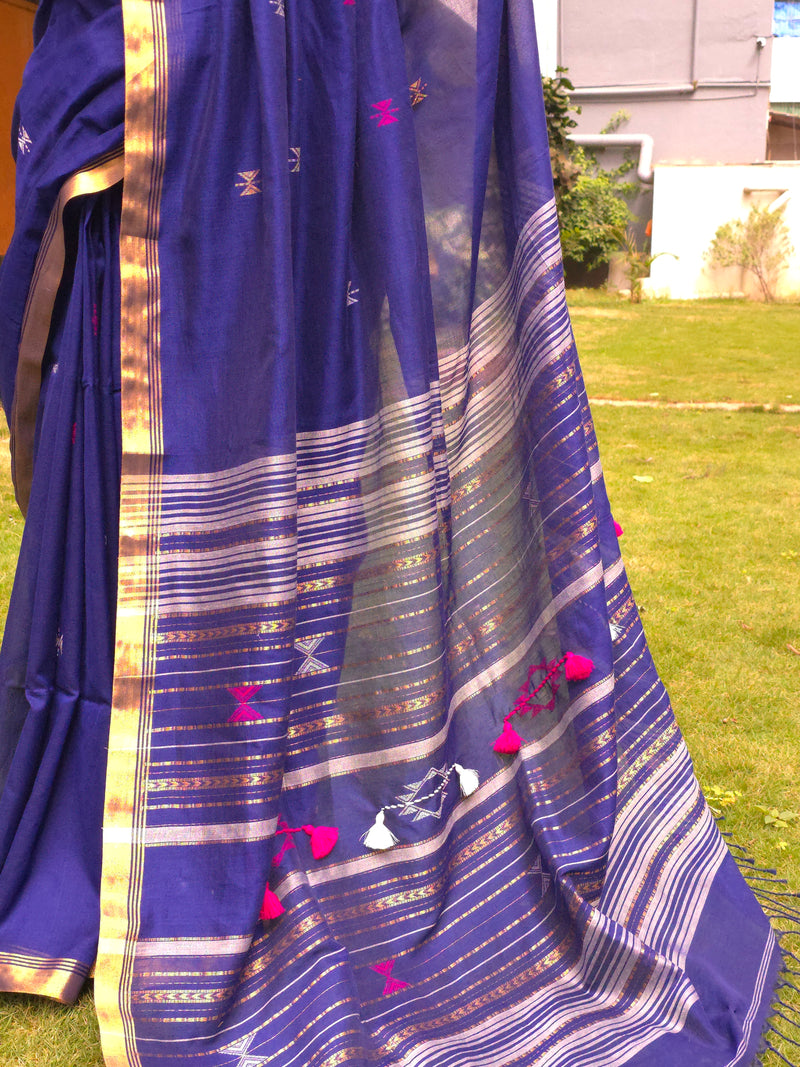 Mishika - Pure Cotton Handloom saree