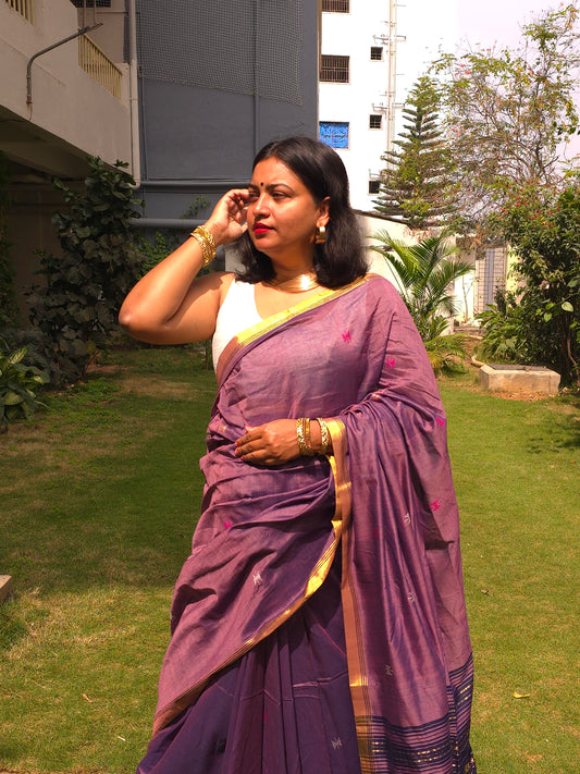 Amrita - Pure Cotton Handloom saree