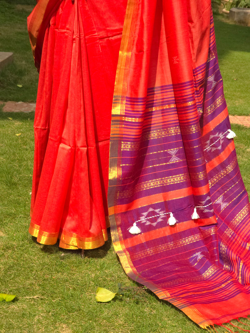 Samira - Pure Cotton Handloom saree