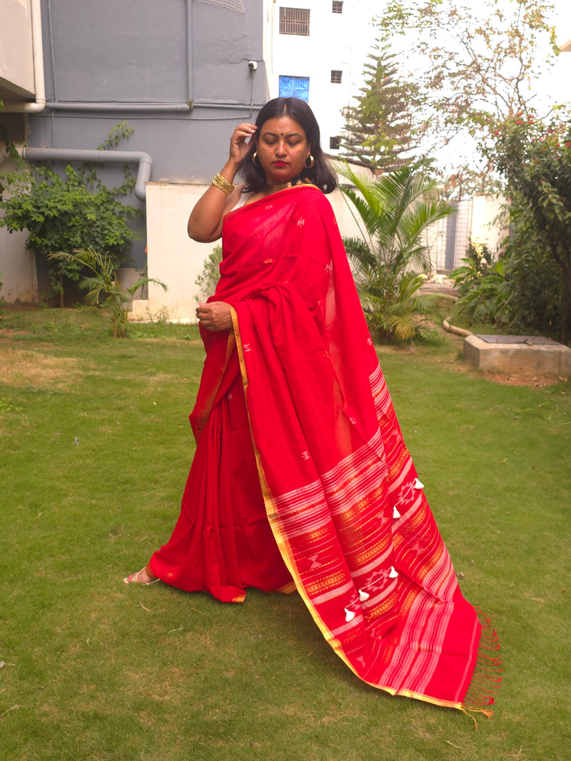 Deepika - Pure Cotton Handloom saree