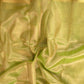 Kora Tissue Banarasi Blouse Piece Green