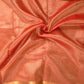 Kora Tissue Banarasi Blouse Piece Light Orange