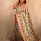Mithila : Pure Silk Hand Painted Madhubani Art Saree (Silk Mark)
