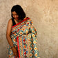 Mithila : Pure Silk Hand Painted Madhubani Art Saree (Silk Mark)