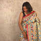 Mithila : Pure Silk Hand Painted Madhubani Art Saree (Silk Mark)