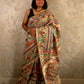 Sita : Pure Silk Hand Painted Madhubani Art Saree (Silk Mark)