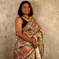 Siya : Pure Silk Hand Painted Madhubani Art Saree (Silk Mark)
