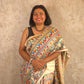 Bhoomija : Pure Silk Hand Painted Madhubani Art Saree (Silk Mark)
