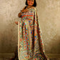 Bhoomija : Pure Silk Hand Painted Madhubani Art Saree (Silk Mark)
