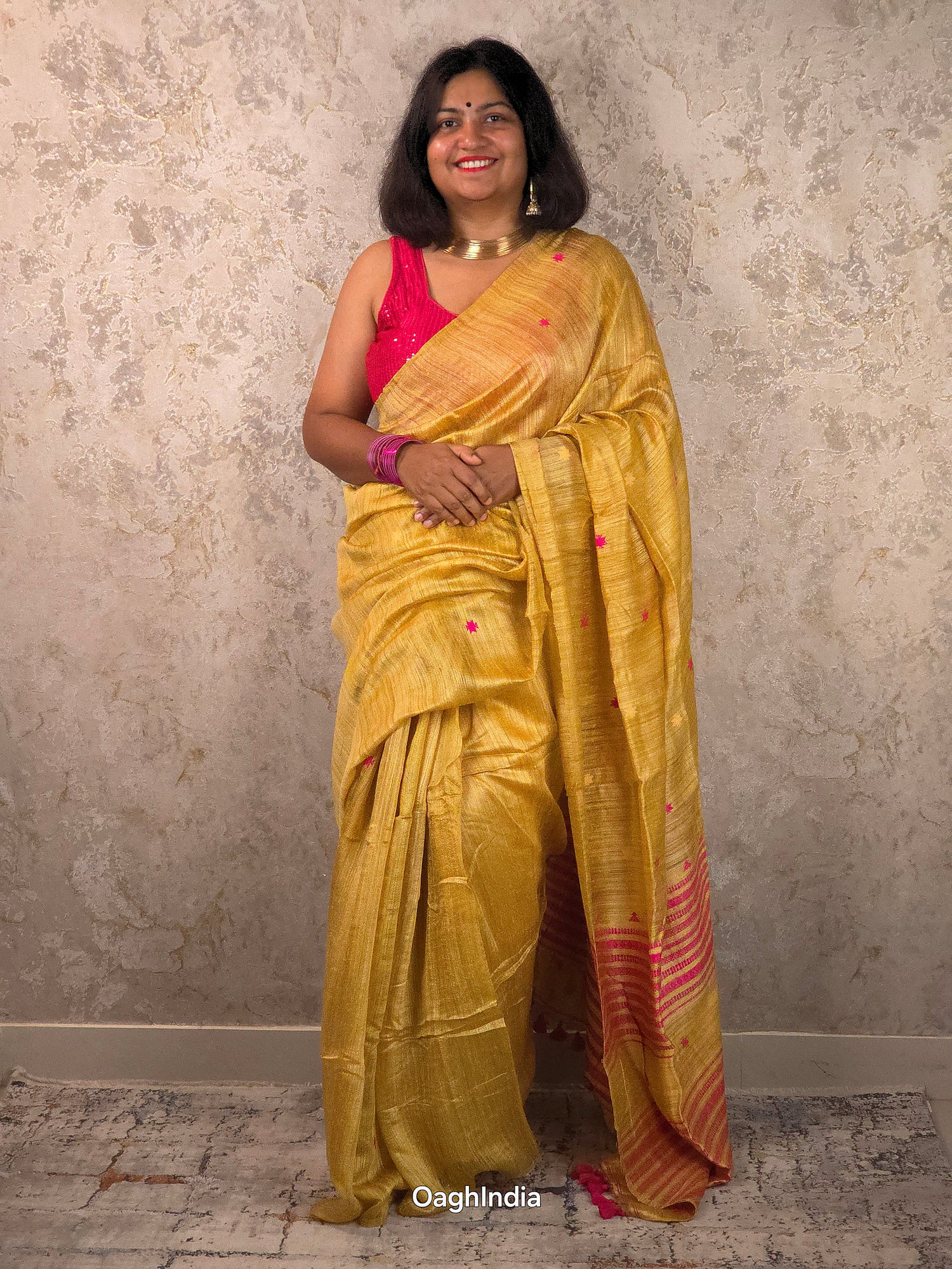 Tuth : Pure Silk Handloom Saree (Silk Mark)