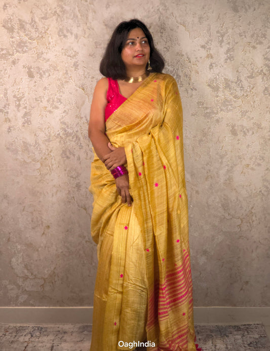 Tuth : Pure Silk Handloom Saree (Silk Mark)