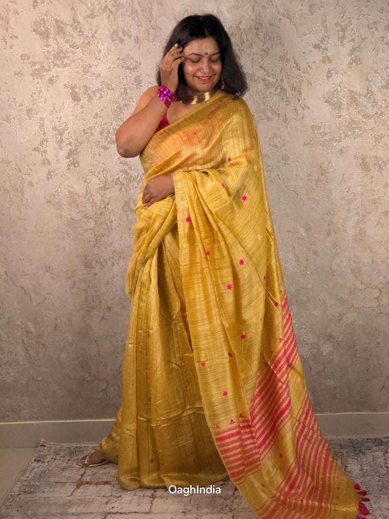 Tuth : Pure Silk Handloom Saree (Silk Mark)