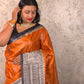 Anusuya : Pure Silk Madhubani Art Saree (Silk Mark)