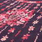 Night Sky – Hand Embroidered Chiffon Kurti Fabric (Floral, 2.5 m) | Unstitched Kurti Fabric