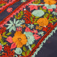 Blue Berry  – Hand Embroidered Chiffon Kurti Fabric (Floral, 2.5 m) | Unstitched Kurti Fabric