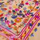 Butter Scotch  – Hand Embroidered Chiffon Kurti Fabric (Floral, 2.5 m) | Unstitched Kurti Fabric