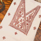 Honeycomb  – Hand Embroidered Chiffon Kurti Fabric (Floral, 2.5 m) | Unstitched Kurti Fabric