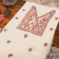 Honeycomb  – Hand Embroidered Chiffon Kurti Fabric (Floral, 2.5 m) | Unstitched Kurti Fabric