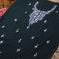 Aparajita  – Hand Embroidered Chiffon Kurti Fabric (Floral, 2.5 m) | Unstitched Kurti Fabric