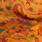 Oagh Women's Jamawar Shawl, Faux Pashmina, Mustard Yellow