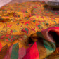 Oagh Women's Jamawar Shawl, Faux Pashmina, Mustard Yellow