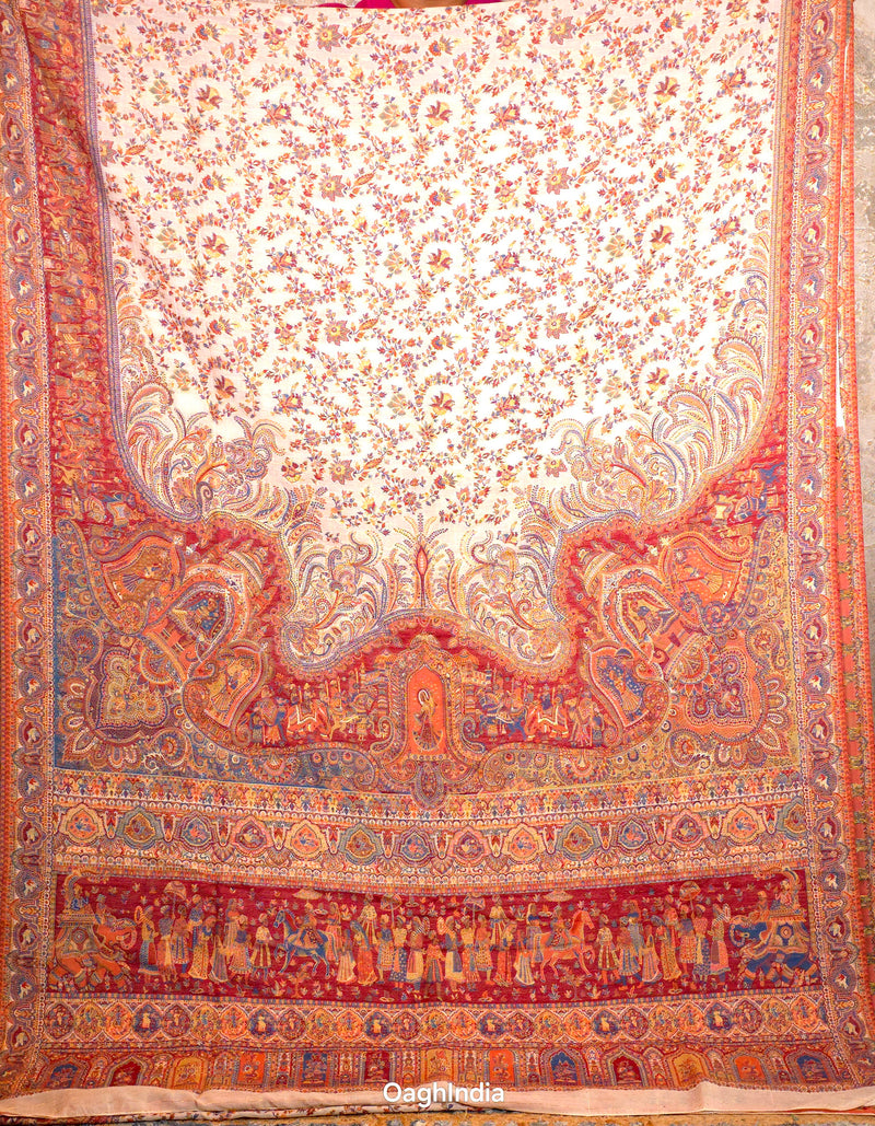 Baarat Maroon : Kashmiri Heritage Saree