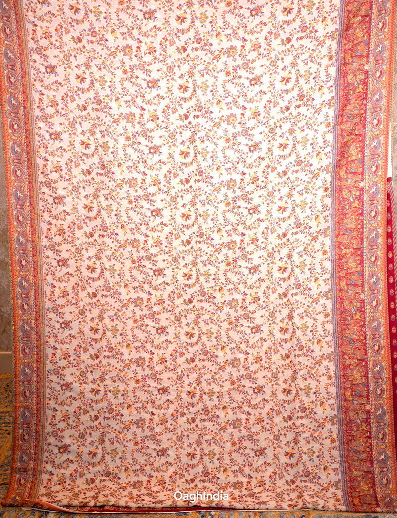 Baarat Maroon : Kashmiri Heritage Saree
