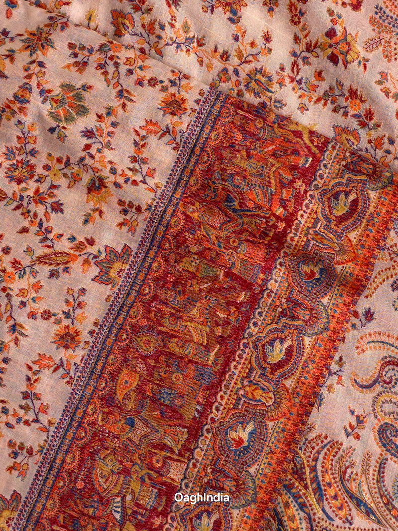 Baarat Maroon : Kashmiri Heritage Saree