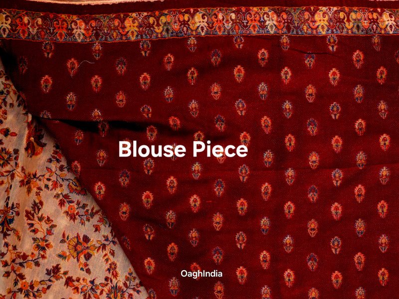 Baarat Maroon : Kashmiri Heritage Saree