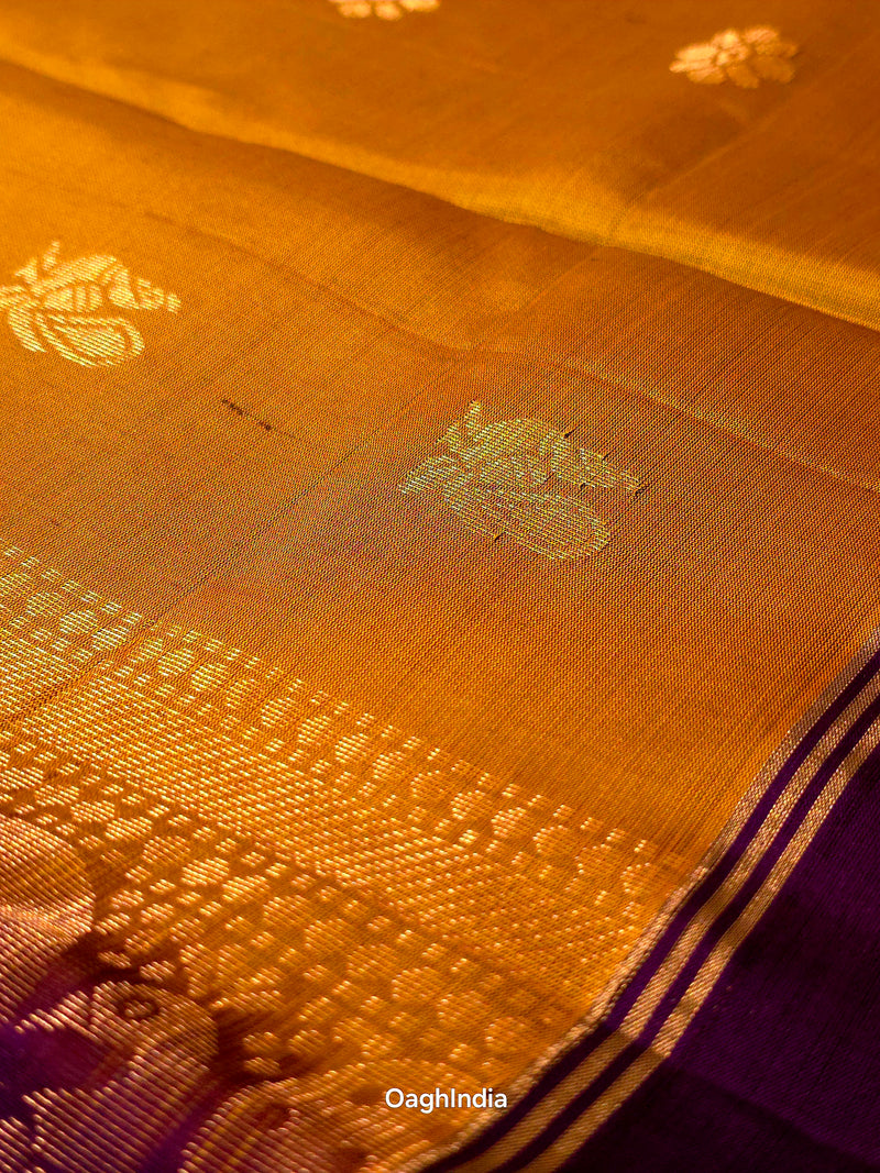 Konrai (Naaval): Kanjivaram Heritage Saree